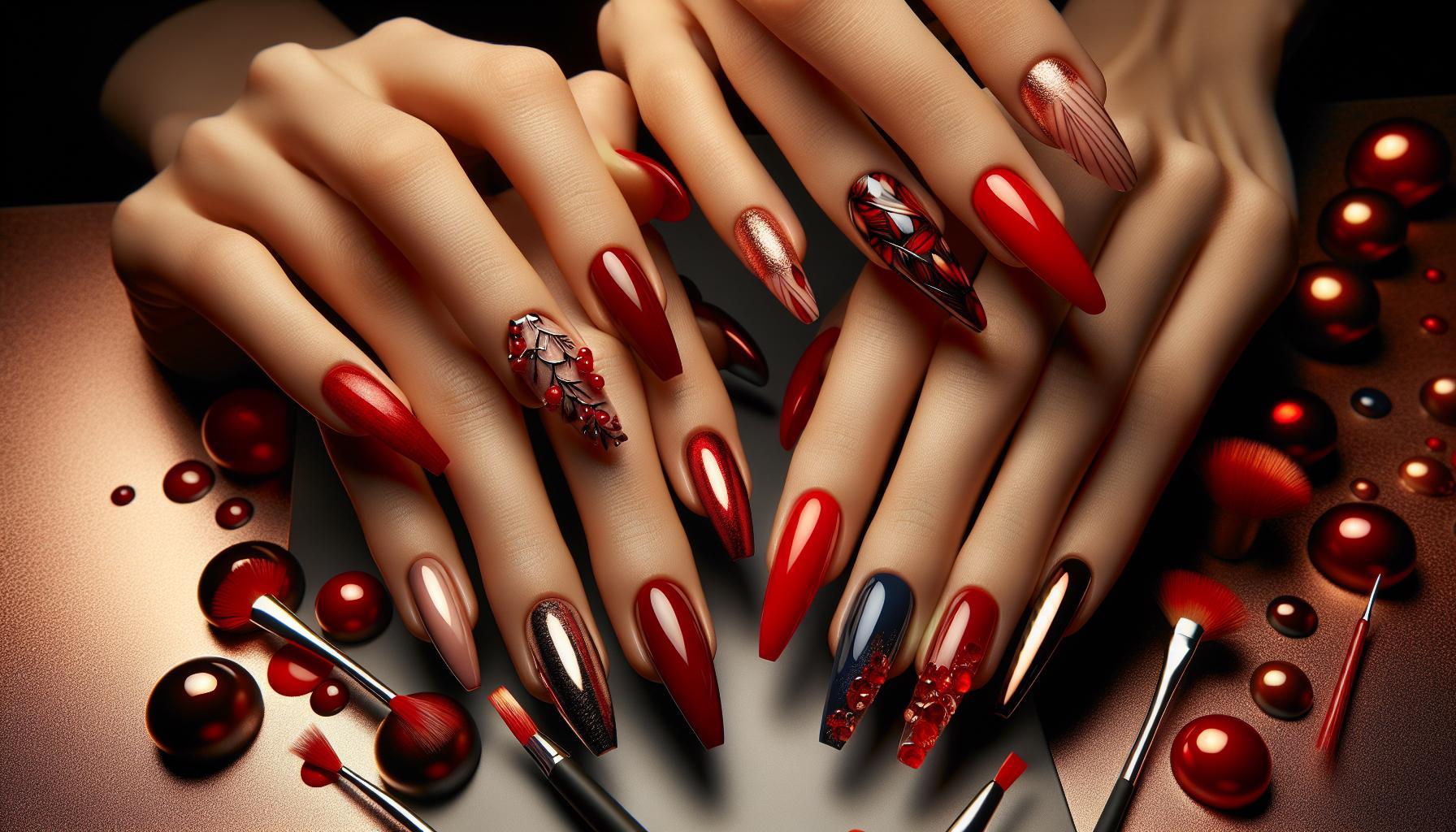 10 Nail Ideas in Red for a Bold, Confident Statement