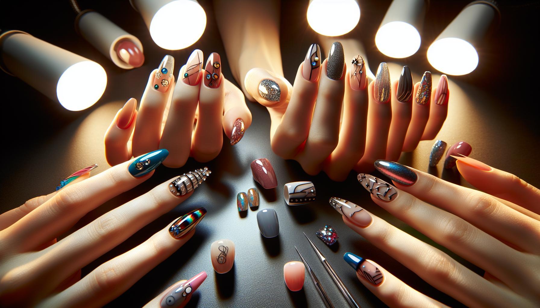 10 Engagement Nail Designs for Stunning Ring Photos