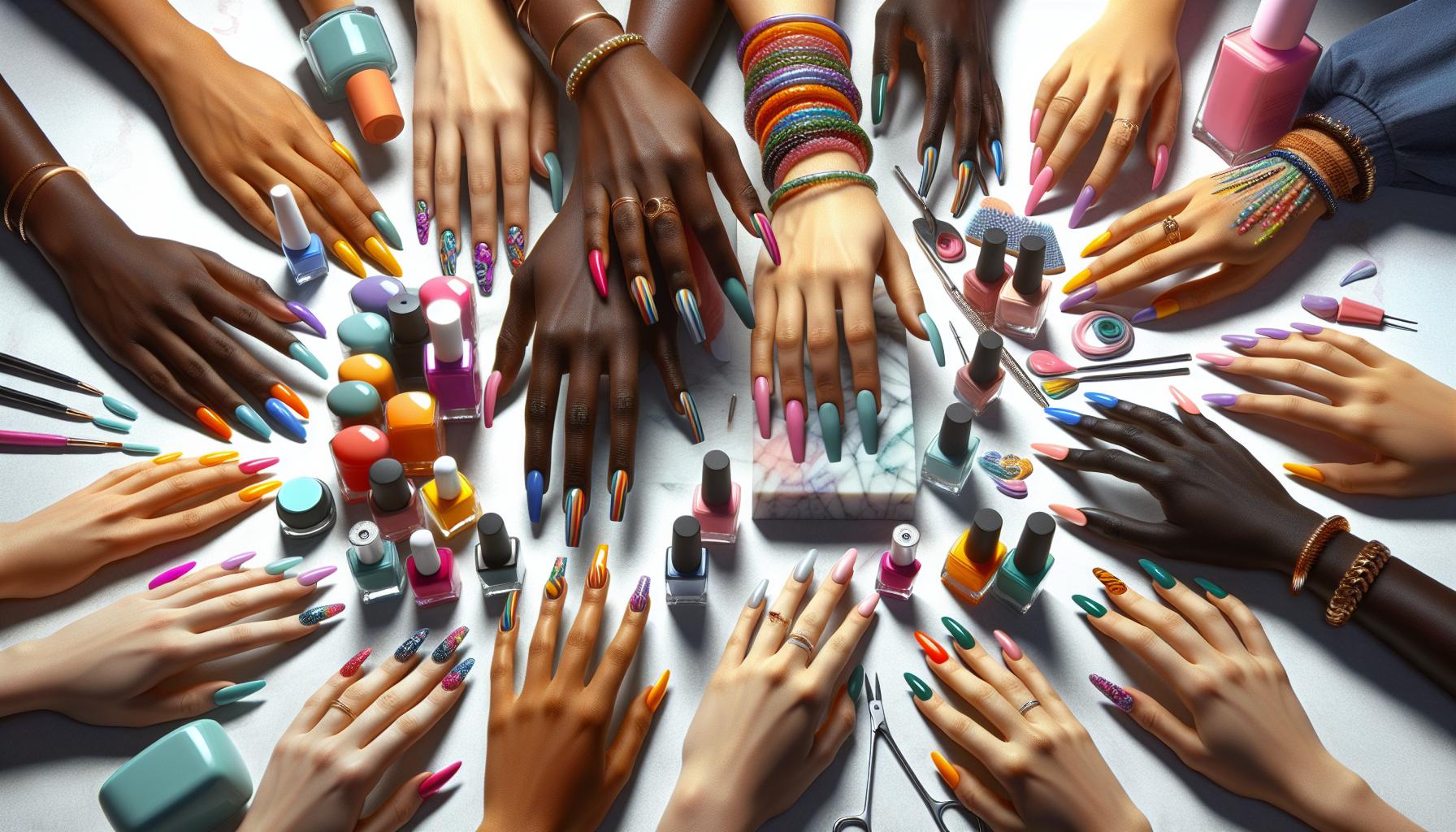 Abstract Color Block Designs Infused with Bright Tropical Colors