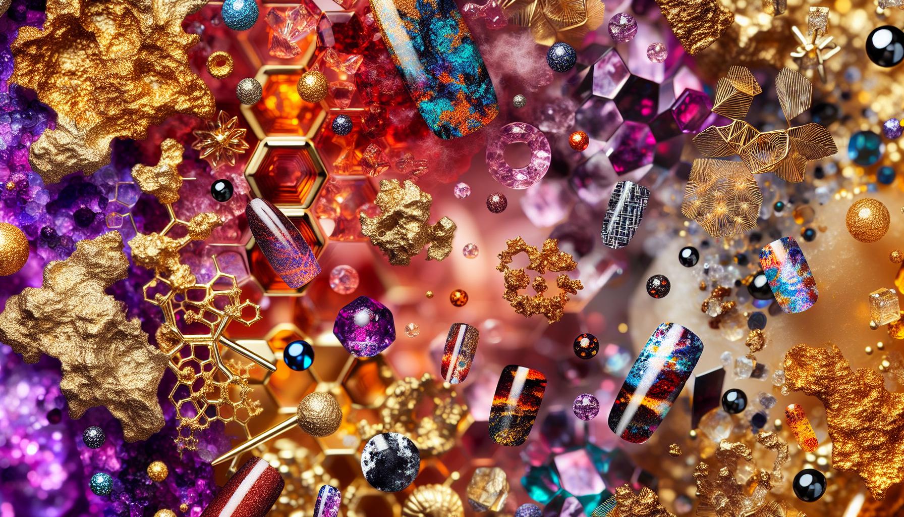 Chic ombre Sunset Dipped Powders for a Wild West Vibe