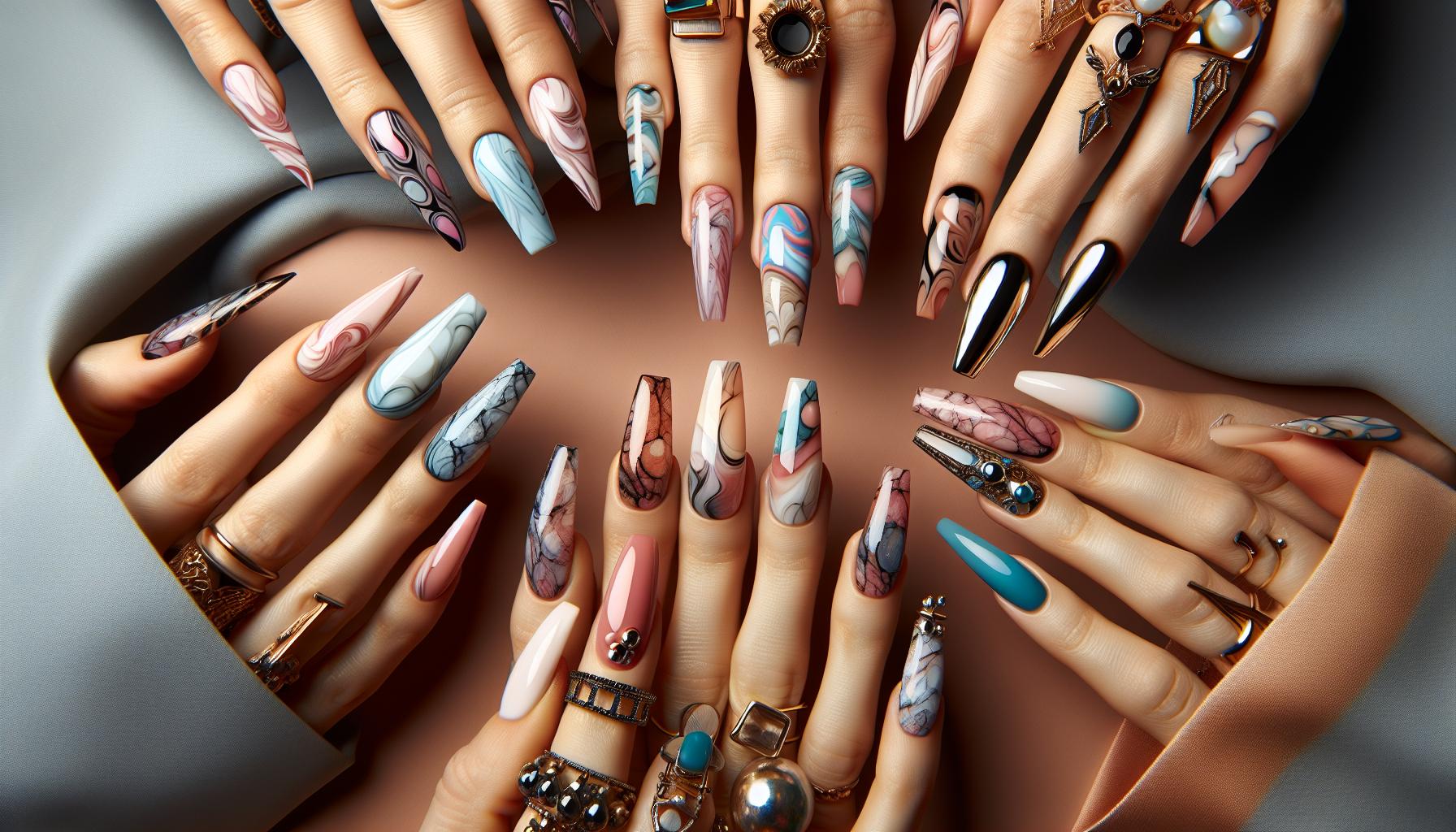 Classic Pastel Marble designs with a Modern Square⁤ Shape Finish