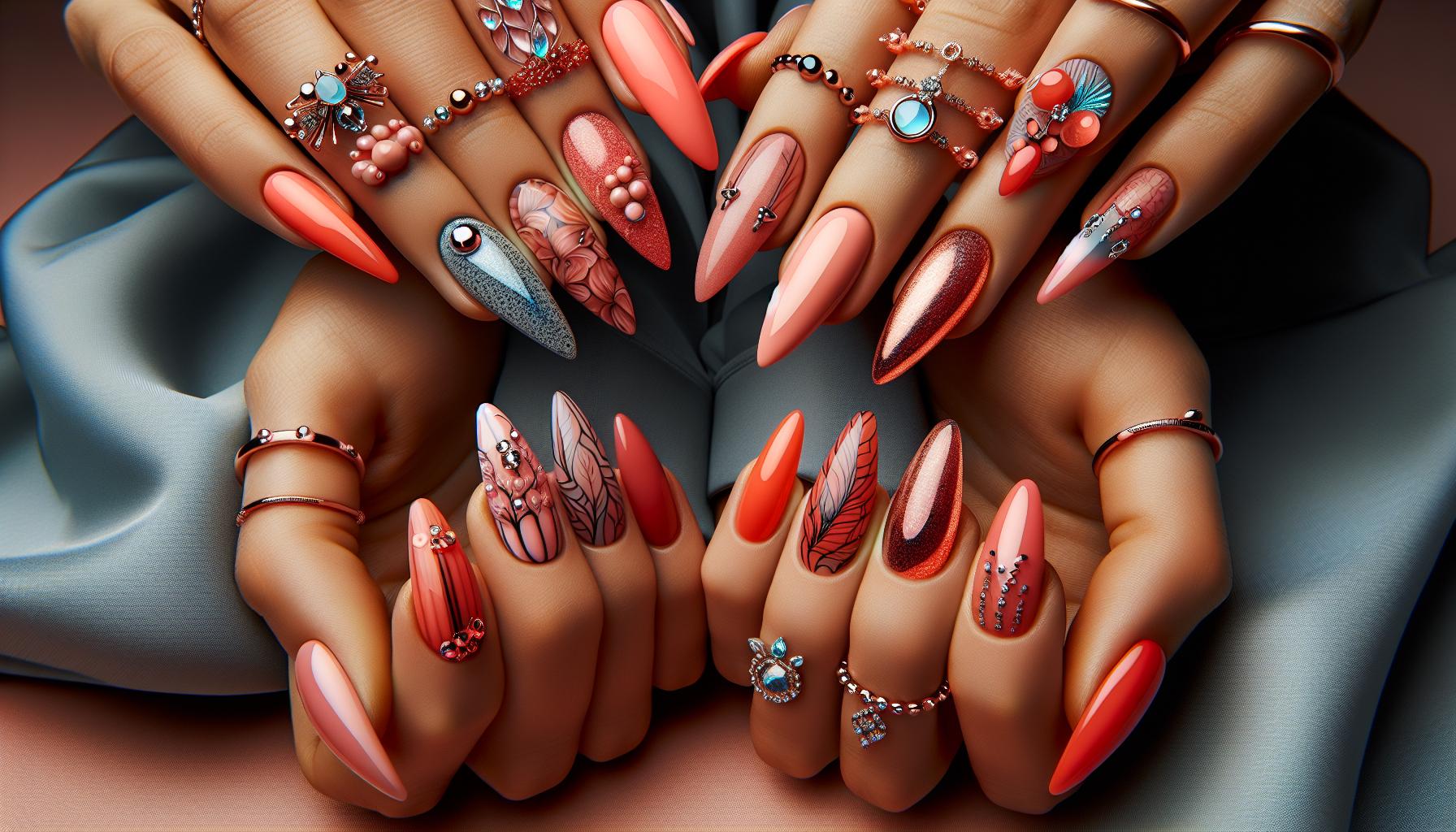 10 ⁢coral Nail Ideas⁢ to Brighten Up ⁢Your Next manicure