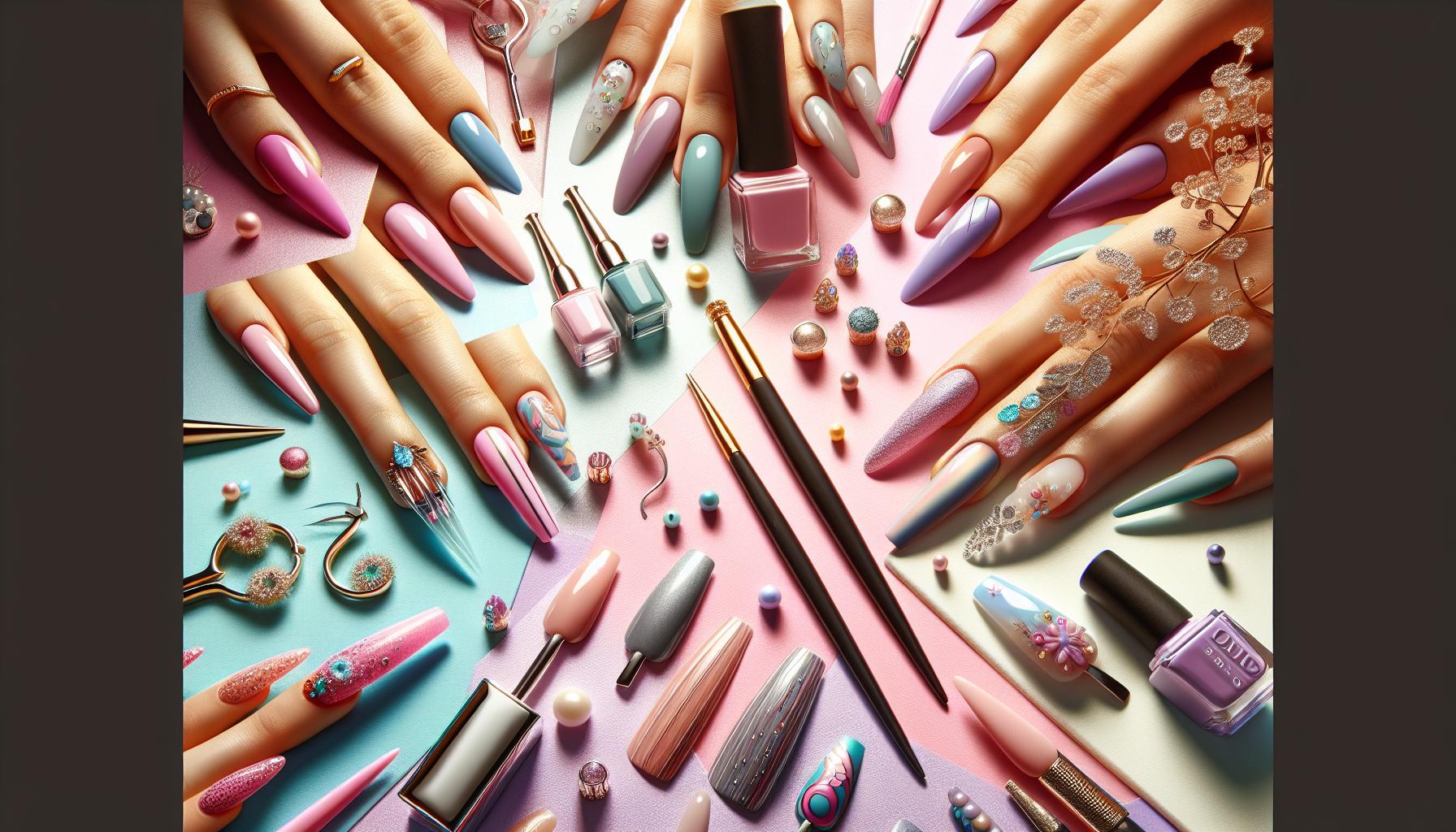 Delicate⁢ Pastel ⁢Floral Accent Designs ‍Bringing Spring to Life