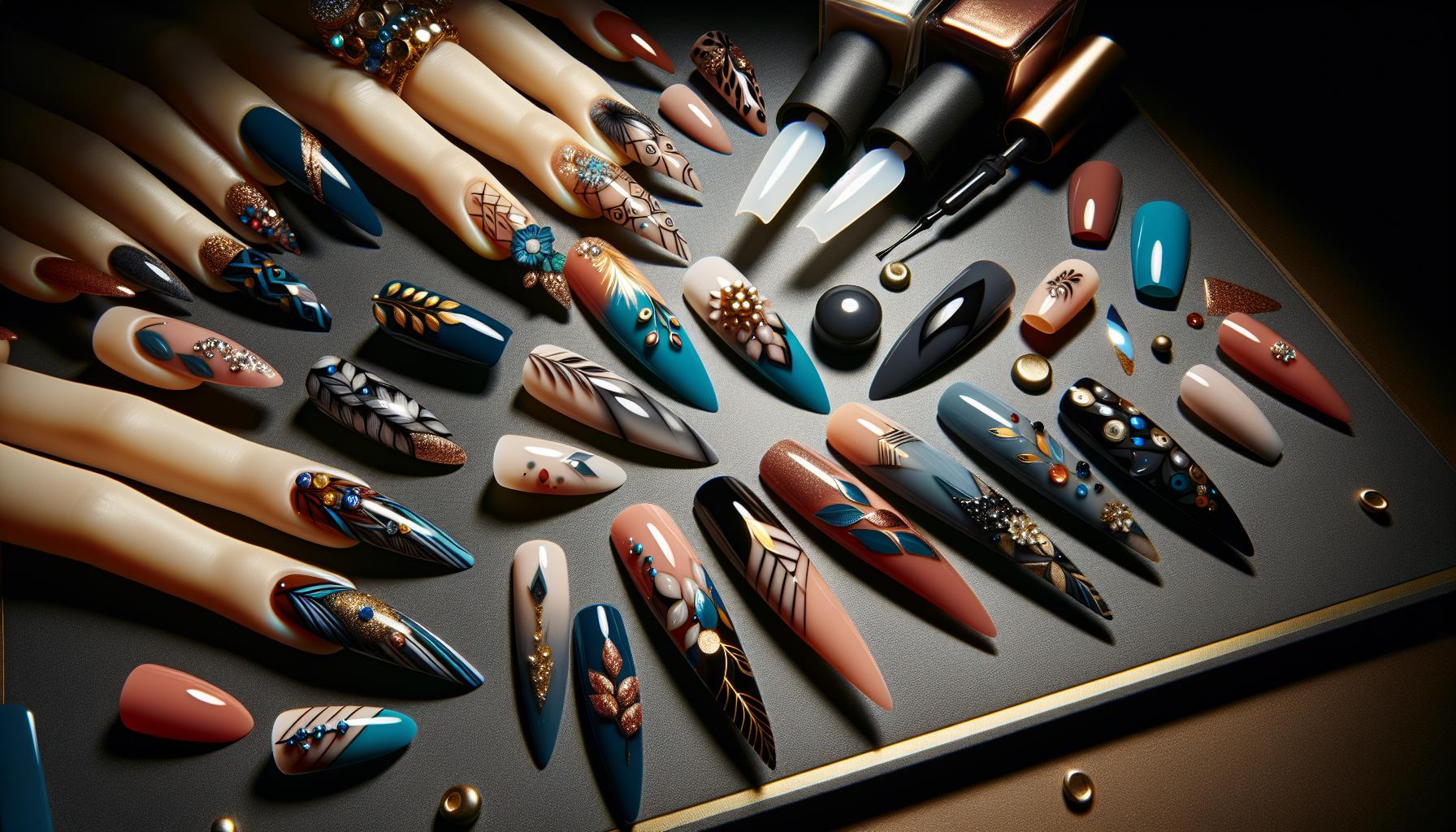 Edgy Abstract Art on Glossy Acrylics that Redefines⁣ Bold Expressions