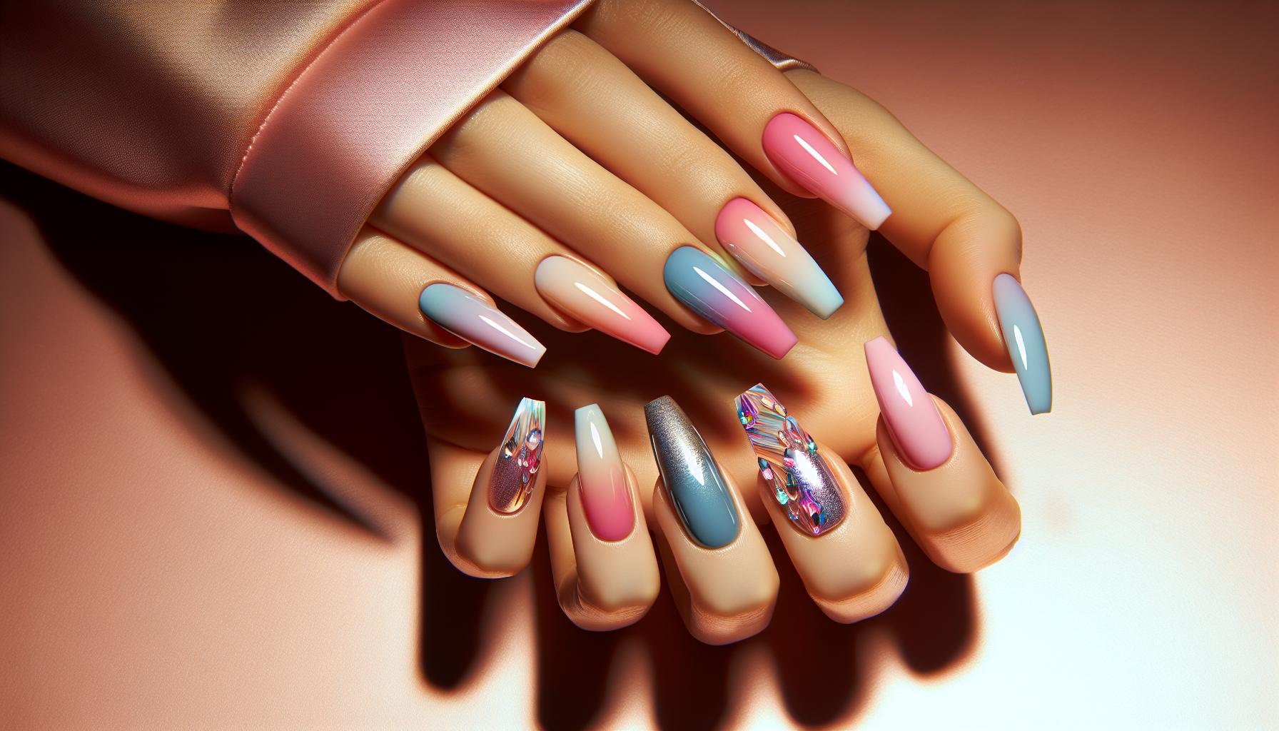 Elevated Pastel Ombre Dips that ⁢Radiate Spring Vibes