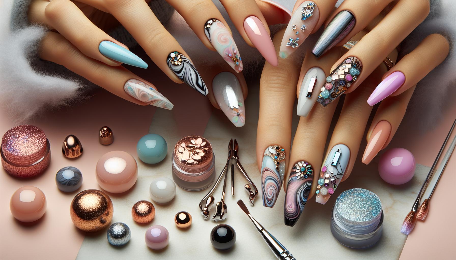 Frosted Pastel Marbling: Soft Elegance Meets Striking Design