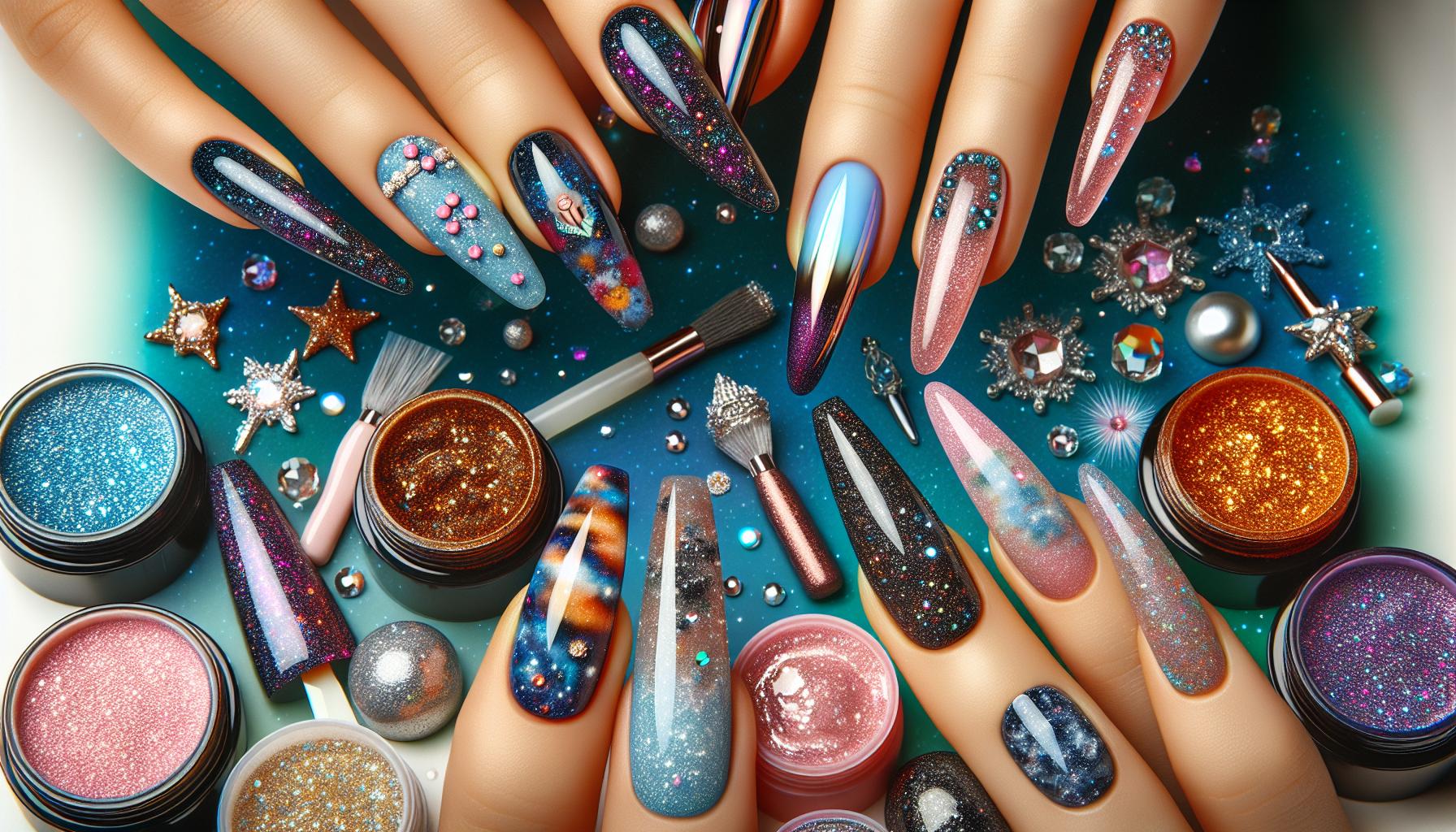 Magical Glittering Galaxy Dip Powder for a Stellar Night Out