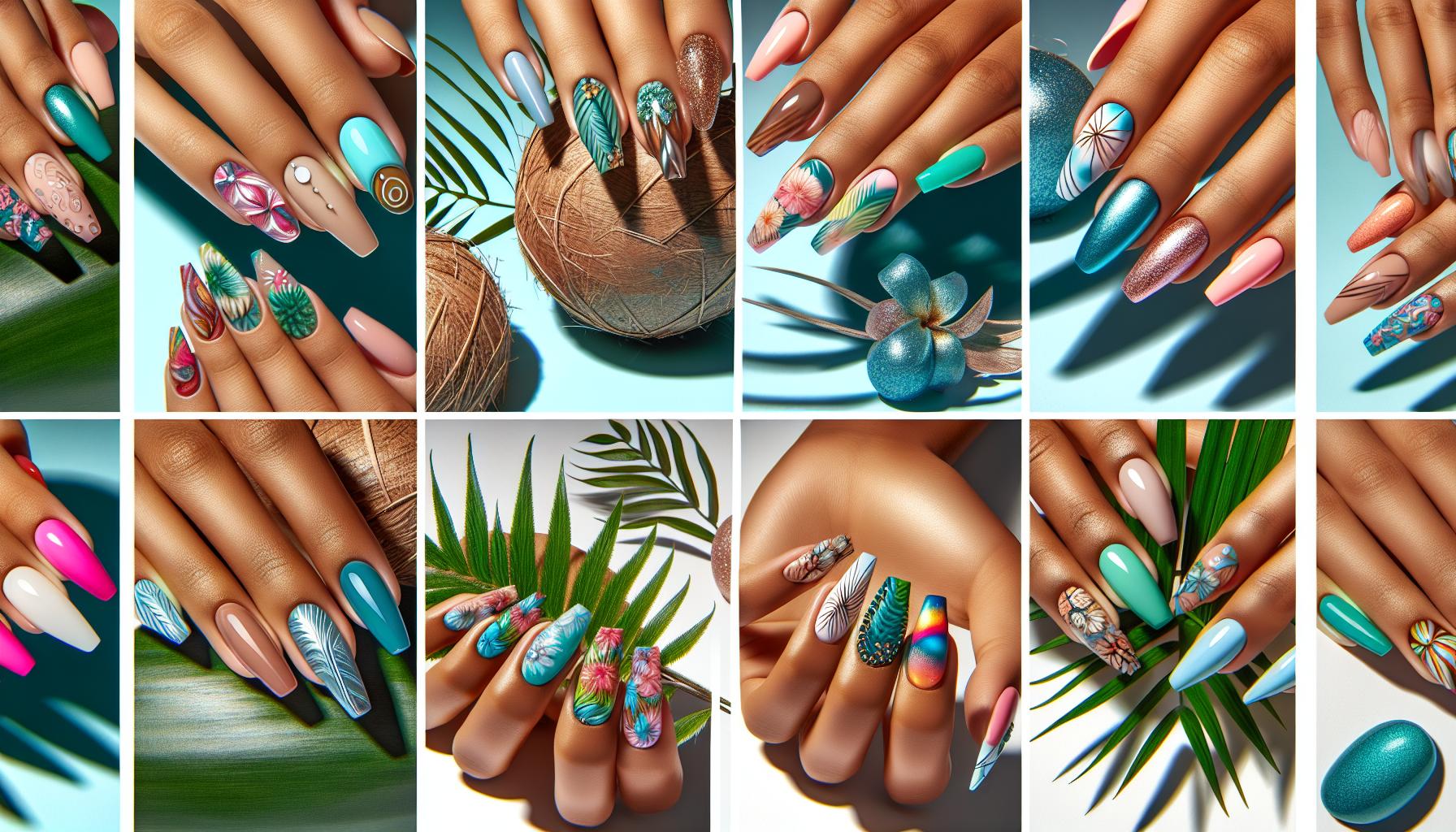10 Tropical Nail Designs That Bring Vacation⁢ vibes to‌ Your Fingertips