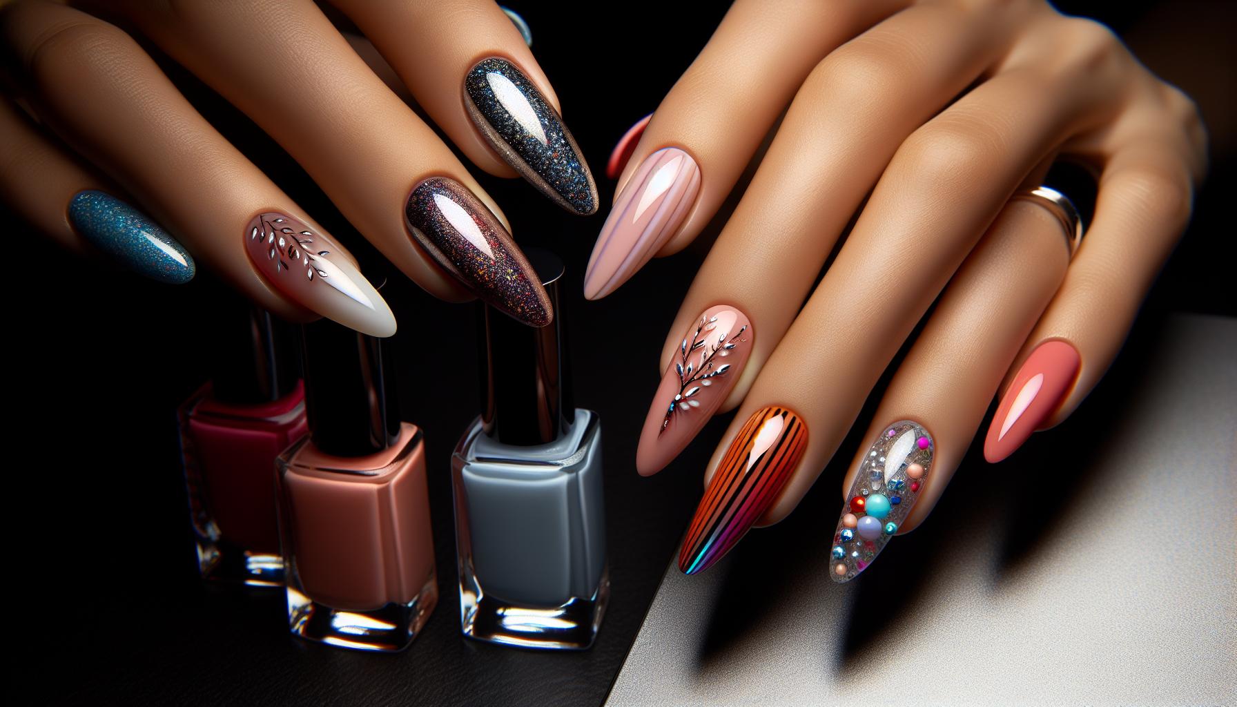 Vibrant Rainbow Swirl Acrylics Perfect for a Fun, Colorful Statement