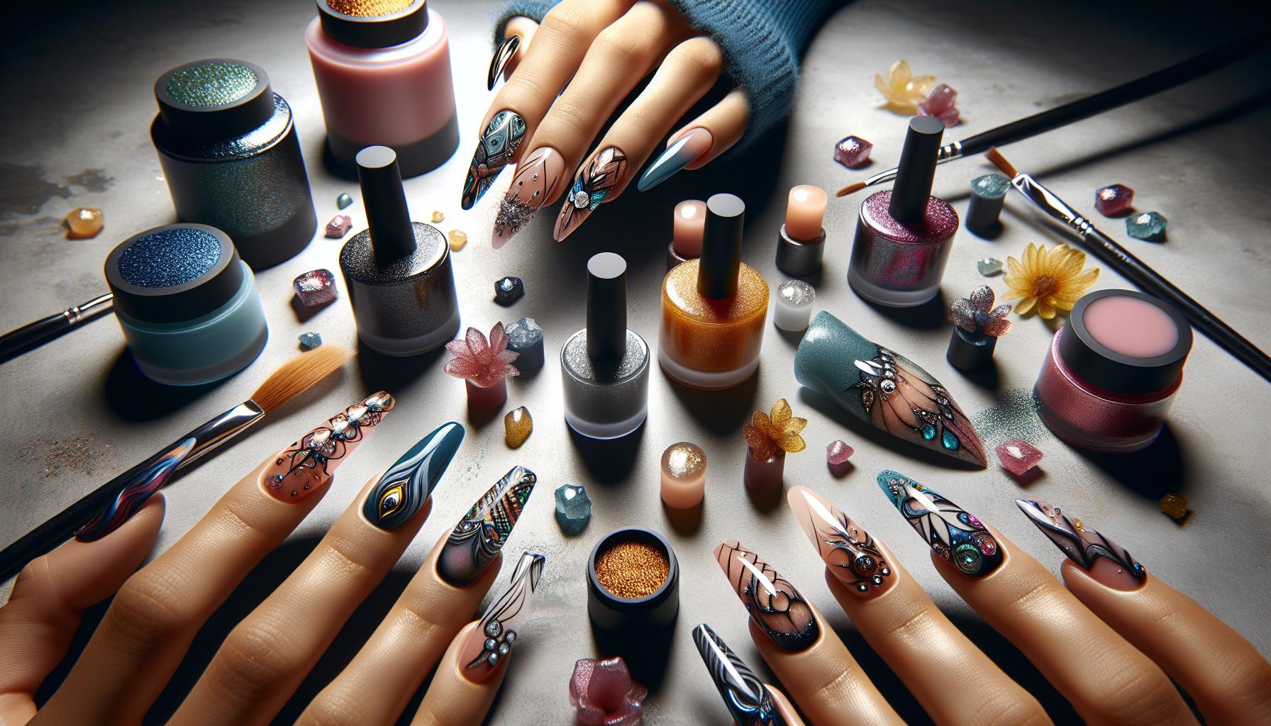 Vivid Dip Powder Designs with Tropical Motifs That Inspire Wanderlust